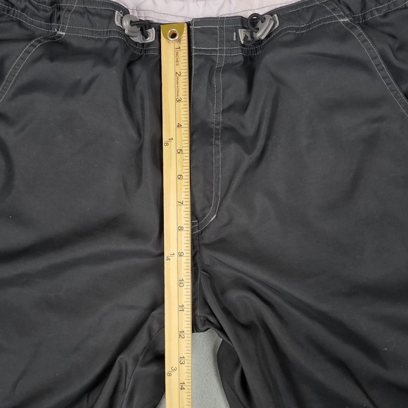 VINTAGE Gap Pants Womens Large Black Pink Baggy Paratrooper Wide Leg Floral 90s - Picture 5 of 16